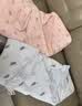 童泰婴儿半背衣0-3月秋冬季纯棉衣服新生儿宝宝夹棉内衣2件装 粉色 59 实拍图