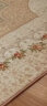 馨采（xincai） 馨采欧式客厅卧室地毯茶几地毯时尚家居卧室床边毯柔软机洗地毯 驼色玫瑰 130*190cm 晒单实拍图