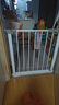 呵花楼梯口护栏婴儿童安全门栏围阳台栏杆宠物宝宝犬狗狗栅栏门免打孔 门+脚踏+加固槽 160-167cm 高76cm栏杆间隙 实拍图