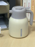 富光 灵梦家居壶大容量316不锈钢保温壶家用热水壶开水瓶保温壶家居馆 米色 1200ml 实拍图