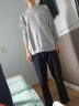 耐克（NIKE）卫衣男装 25春秋季新款运动休闲服针织长袖外套舒适圆领套头衫 BV2667-063/灰白/晒图退5 L (175/92A) 实拍图