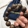 今夕金丝楠木手串男女士单圈四川阴沉木水波纹猫眼纹文玩念佛珠手链 阴沉金丝楠 20mm 实拍图