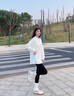 品彩（PinCai）长袖T恤女经典宽松打底衫女设计感小众洋气上衣内搭 P12KE1855 实拍图