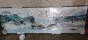 瑞尚（RUISHANG） 新中式客厅装饰画大气山水画横版沙发背景墙画挂画轻奢晶瓷壁画 海纳百川 210*70/烤瓷镶钻/适合3m沙发 实拍图