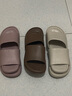 Youdiao高级感摩卡家居凉拖鞋女情侣夏季浴室洗澡防滑eva防臭男家用软底 淡雅米白 37-38 实拍图