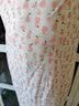 红豆女童睡裙纯棉春夏季薄款家居服儿童短袖套头睡衣A类Q3306白色160 实拍图