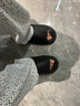 果洛菲（GUOLUOFEI）踩屎感拖鞋男夏季厚底eva浴室情侣凉拖鞋女款可外穿 黑色 42-43 实拍图