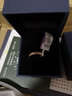 芊芽磨砂情侣彩金戒指食指戒男女尾戒情人节生日礼物 条纹款 码数随机发  实拍图