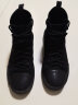 日着原创设计师品牌女鞋冬季新款黑色平底绑带女式加绒短靴马丁靴女 黑色 37 实拍图