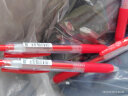 斑马牌（ZEBRA）JJ15 按动中性笔 签字笔 0.5mm子弹头啫喱笔水笔 学生彩色手账笔 红色 5支装 实拍图