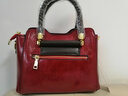 喵小姐轻奢高端品牌女士手提单肩包包女包新款复古大容量妈妈斜挎小方包 红色(时尚个性精致气质妈妈包) 实拍图