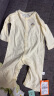 贝瑞加（Babyprints）宝宝连体衣纯棉婴儿哈衣儿童睡衣四季内衣长袖薄款爬服 黄80 晒单实拍图