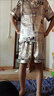 SexeMara春夏季冰丝睡衣男短袖薄款宽松大码男士仿真丝绸两件套装家居服夏 B378%23巴黎铁塔 XL 【110-135斤】 实拍图