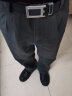 峰皓中老年纯棉高腰男裤中年男士休闲裤秋冬厚款宽松爸爸裤子加绒加厚 17#灰绿色【常规不加绒】 30 腰围二尺三 实拍图