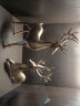 橡树庄园欧式创意麋鹿金色鹿摆件家居客厅电视柜摆设轻奢新婚礼物工艺品 108537金色鹿一对 实拍图
