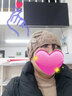 黛莎 新款毛线帽子女秋冬季保暖包头帽月子帽韩版时尚套头帽镂空手工针织帽 咖色 实拍图