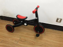uonibaby品牌授权儿童三轮车脚踏车变形1-3-6岁溜娃神器多功能平衡滑步遛 波多尔红(适身高68-128cm) 升级版 实拍图