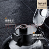 EWIWE潮流出街高颜值新视觉透明质感吸管大把手户外运动杯食品级材质 MOMO魅惑紫/带茶隔吸管/ 1200ml 实拍图