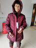 秋芙罗妈妈装冬装羽绒服女极寒中老年人女装40岁50保暖加厚外套奶奶衣服 紫红 4XL 【建议130-145斤】 实拍图