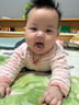 拉比婴儿衣服连体衣春秋宝宝内衣睡衣新生儿初生儿童衣服纯棉薄2件装 呆萌小熊桔粉 80cm 实拍图