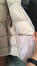 鸭鸭（YAYA）轻薄羽绒服女短款连帽小个子面包服秋冬外套 浅米色 L 实拍图