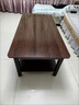 映巢（YINGCHAO）茶几客厅家用小户型茶几办公室简约桌子客厅桌中式长方形茶桌 双层深胡桃120X60X45CM实木桌腿 送货上门 实拍图