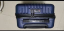 梵地亚行李箱男大容量24英寸万向轮拉杆箱航空旅行箱包密码箱女皮箱子蓝 实拍图
