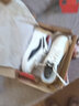 李宁板鞋男鞋运动鞋子男秋季皮面小白鞋潮流男鞋防泼水空军休闲鞋 雪白/新基础黑 42 实拍图