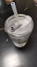 帕莎帕琦吸管杯进口钢化耐热玻璃带刻度宝宝牛奶杯奶水加热杯子385ML人物 实拍图