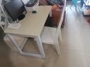 福红龙【现货秒发】电脑桌台式家用现代简约写字桌办公学习简易书桌 白枫色+白架 长100*宽60*高73 实拍图