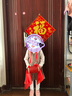 御马 9cm 12cm 14cm 15cm成人腰鼓儿童腰鼓 秧歌鼓 民族鼓打击乐器 9cm腰鼓+鼓棒+背带+方巾 实拍图
