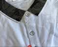 伴1号（BANYIHAO）男童短袖T恤夏季夏天衣服翻领POLO衫棉宽松儿童上衣男孩中大童 白色 160 实拍图