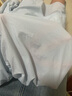 森马（Semir）长袖衬衫女中长款凉感防晒衣宽松叠穿纯色白衬衣109324105001 实拍图