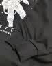 真维斯（Jeanswest）卫衣男士圆领潮牌2026秋季上衣潮流宽松套头男士外套黑色XL 实拍图