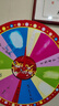 蒂米妮幸运大转盘可擦可写年会活动道具可控大奖抽奖转盘开业游戏 80CM+支架+指针 不带文字(可擦写 实拍图