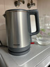 东芝（TOSHIBA）电热水壶进口Strix温控器母婴级食品级家用保温开水烧水壶双层防烫 1.7L KT-17DRSC【304不锈钢内胆】 实拍图
