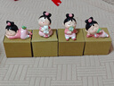 如果（Roogo）古风国潮治愈系小摆件创意装饰品办公桌面可爱仕女送女生生日礼物 格格的日常4个一套送礼袋 实拍图
