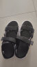 特步（XTEP）儿童童鞋男童夏季迷彩透气沙滩鞋 黑 35码 实拍图