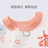 舒贝怡婴儿衣服新生儿连体衣保暖男女童可爱爬爬服满月宝宝周岁哈衣粉80 实拍图