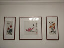橙舍新中式客厅装饰画新年发财沙发背景墙挂画荷花国画齐白石荷气生财 雅致黑胡桃 镜面装裱 高90*长180 实拍图