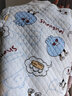 小素材儿童内衣套装保暖婴儿衣服新生儿夹棉秋衣秋裤宝宝睡衣冬装春秋季 甜品小屋夹层中领套蓝 100（3-4岁） 实拍图