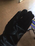 途爽防风骑行长指手套冬季保暖手套通用冬天电动车手套手套 PU皮黑色 实拍图