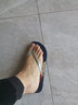 黑玛（Hotmarzz）人字拖女防滑防臭2024印花情侣款拖鞋女士夏季防滑夹脚沙滩拖鞋 0764-银色 37 (241mm) 实拍图