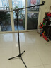 嘉华彩 麦克风话筒支架专业舞台落地压杆伸缩三脚架开会演讲麦架落地式舞台KTV无线电容麦立式支架 实拍图