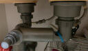 莱尔诗丹（Larsd）9129 厨房水槽双槽下水套装 洗菜盆防臭下水管后置式节省空间配件 实拍图