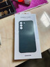 三星（SAMSUNG）Galaxy S22+ 5G原装手机壳 真皮保护套 s22+防摔纤薄保护皮套 S22+【绿色】 实拍图