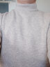 恒源祥100%羊毛衫男士半高领毛衣加厚针织上衣15001032浅卡其180/96A 实拍图