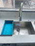 华帝（VATTI）水槽洗菜盘一体盘 洗碗槽厨房洗菜盆大单槽水槽 加厚304不锈钢 实拍图