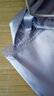 绸缎布料 色丁婚纱礼服演出服古装汉服旗袍服装素缎面料 丝绸布料 银灰 实拍图