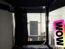 南极人（NanJiren）大学生蚊帐宿舍床帘上铺下铺寝室强遮光床帘支架一体式全封闭 寝梦-可爱鸭蓝【升级口袋款】 0.9米宽 X1.9米长X 高0.9米下铺 实拍图